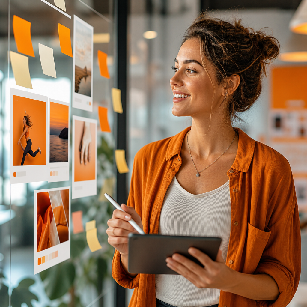 Marketing & Sales catalog poster